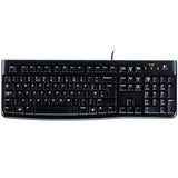Logitech K120 Corded USB Keyboard - Black