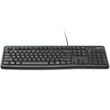 Logitech K120 Corded USB Keyboard - Black