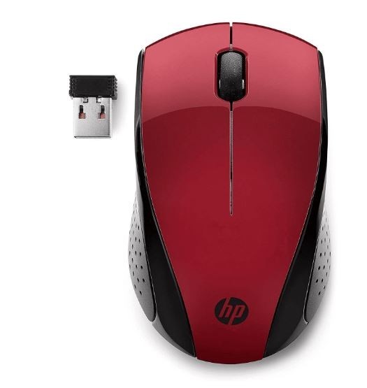 HP 220 Wireless Mouse - Sunset Red