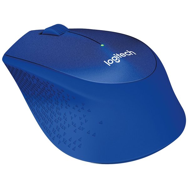 LOGITECH M330 Silent Plus Wireless Mouse - Blue