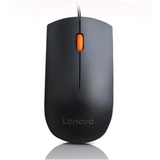 Lenovo 300 Wired USB Optical Mouse - Black
