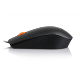 Lenovo 300 Wired USB Optical Mouse - Black