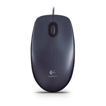Logitech M90 Wired USB-A Mouse - Black