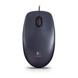 Logitech M90 Wired USB-A Mouse - Black