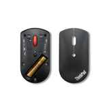 Lenovo ThinkPad Bluetooth Silent Mouse - Wireless - Bluetooth 5.0 - Black