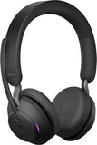 Jabra Evolve2 65 UC Stereo Headset - On-Ear Bluetooth Wireless USB-A - Black