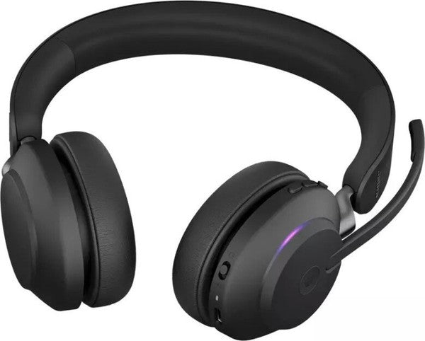 Jabra Evolve2 65 Link380c UC Stereo Headset with Charging Stand - Black