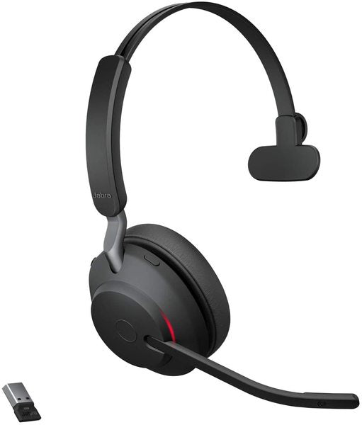 Jabra Evolve2 65 Link380a UC Mono Headset - Black