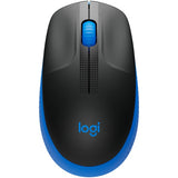 Logitech M190 Full-Size Wireless Mouse - Blue