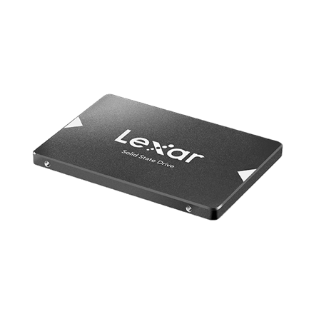 Lexar - NS100 - 256 GB - SSD form factor 2.5" - Solid-state drive interface SATA III - Read speed 520 MB/s - Write speed 510 MB/s