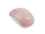 NATEC Toucan Wireless Mouse - Pink & White