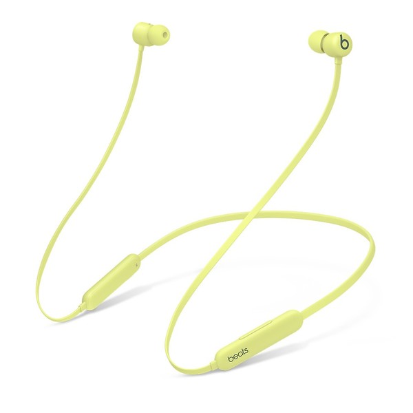 Beats Flex Wireless In-Ear Headphones with Microphone - Yuzu Yellow - Up to 12 hours of operation - Bluetooth v4.2 - Weight 18.6 g