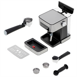 Camry - Espresso and Cappuccino Coffee Machine - CR 4410 - Pump pressure 15 bar - Built-in milk frother - Semi-automatic - 850 W - Black/Stainless steel