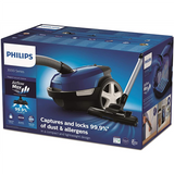 Philips - Vacuum cleaner - 3000 Series XD3110/09 - Bagged - Power 900 W - Dust capacity 3 L - Blue