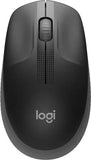 Logitech M190 Full-Size Wireless USB Mouse - Charcoal