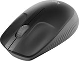 Logitech M190 Full-Size Wireless USB Mouse - Charcoal