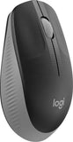 Logitech M190 Full-Size Wireless Mouse - Mid Grey