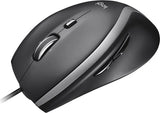 Logitech M500s Advanced Corded Optical Mouse - Black