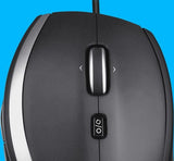 Logitech M500s Advanced Corded Optical Mouse - Black