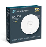 TP-LINK - TP-Link EAP620 AX1800 Ceiling Mount WiFi 6 Access Point - EAP620 - 802.11ax - 1201+574 Mbit/s - 10/100/1000 Mbit/s - Ethernet LAN (RJ-45) ports 1 - MU-...
