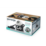 Gorenje VCEA11CXWII Bagged Vacuum Cleaner - 750W, 15m Operating Radius - White