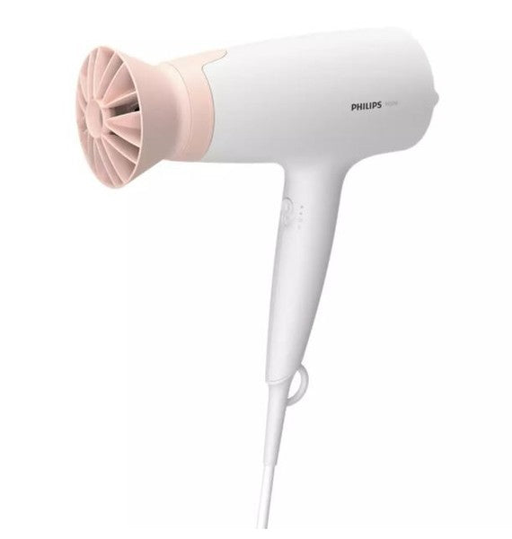 Philips 3000 Series Hair Dryer - 1600W - White/Pink (BHD300/00)