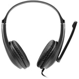 CANYON HSC-1 PC Headset with Microphone, Flat Cable, 2m, Black