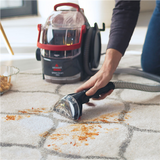 Bissell SpotClean Pro Corded Portable Carpet Cleaner - 750W - Red/Titanium