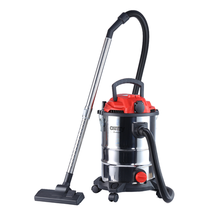 Camry CR 7045 Professional Industrial Wet/Dry Vacuum Cleaner - 3400W, 25L - Red/Silver
