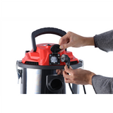 Camry CR 7045 Professional Industrial Wet/Dry Vacuum Cleaner - 3400W, 25L - Red/Silver