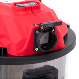 Camry CR 7045 Professional Industrial Wet/Dry Vacuum Cleaner - 3400W, 25L - Red/Silver