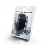 Gembird MUSW-4BS-01 Silent Wireless Optical Mouse - Black