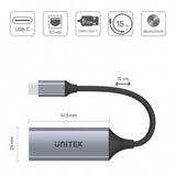 UNITEK USB-C to RJ45 Gigabit Ethernet Adapter U1312A