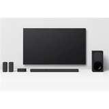 Sony - HT-S40R 5.1ch Home Cinema Soundbar with Wireless Rear Speakers - Black - No - USB port - Wi-Fi - Bluetooth - Wireless connection