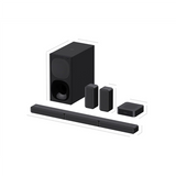Sony - HT-S40R 5.1ch Home Cinema Soundbar with Wireless Rear Speakers - Black - No - USB port - Wi-Fi - Bluetooth - Wireless connection
