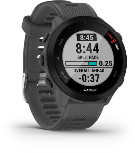 Garmin Forerunner 55 GPS Smartwatch, Monterra Grey