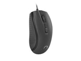 Natec Hoopoe 2 Wired Optical Mouse - 1600 DPI, Black