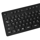 Logilink Flexible Waterproof Keyboard USB + PS/2 - ID0019A - Black
