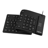 Logilink Flexible Waterproof Keyboard USB + PS/2 - ID0019A - Black