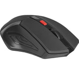 DEFENDER ACCURA MM-275 RF Wireless Optical Mouse - Black/Red