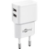 Goobay Dual USB Wall Charger - 2.4A (Model: 44952)