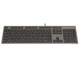 A4Tech KV-300H Wired USB Keyboard - Black (US Layout)