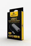 GEMBIRD A-CMU3-LAN-01 USB-C Gigabit Ethernet Adapter with 3-Port USB 3.1 Hub