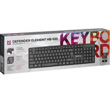 DEFENDER HB-520 Wired Keyboard - Full-Size USB