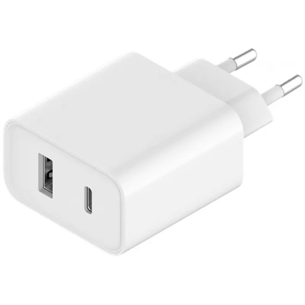XIAOMI Mi 33W Wall Charger with Type-A and Type-C Ports (EU Plug)
