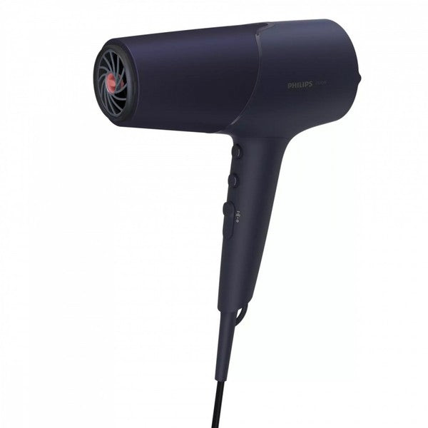 Philips - Hair Dryer - BHD510/00 - 2300 W - Number of temperature settings 3 - Ionic function - Diffuser nozzle - Blue/Metal