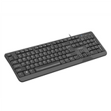 Natec TROUT SLIM USB Keyboard, US Layout, Black