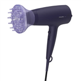 Philips - Hair Dryer - BHD360/20 - 2100 W - Number of temperature settings 6 - Ionic function - Diffuser nozzle - Black/Blue