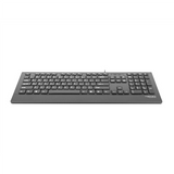 Natec Barracuda Slim USB Multimedia Keyboard - US Layout, Black