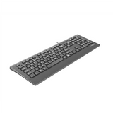 Natec Barracuda Slim USB Multimedia Keyboard - US Layout, Black
